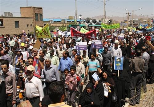 مردم روزه دار بیرجند در روز قدس حماسه ای دیگر آفریدند