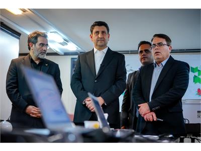 بازدید وزیر ارتباطات از ستاد هفتمین نمایشگاه مجازی کتاب تهران