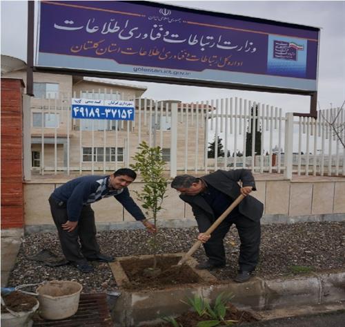 کاشت نهال به مناسبت روز درختکاری