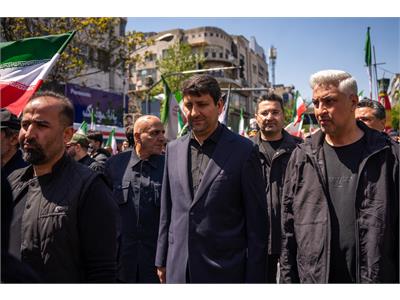 حضور وزیر ارتباطات در مراسم اربعین رهبر شهید