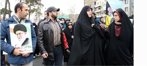 معاون رییس جمهوری در امور زنان و خانواده در راهپیمایی 22 بهمن: حضور گسترده ملت ایران در راهپیمایی 22 بهمن نشانگر وفاداری به آرمان های انقلاب اسلامی است