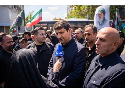 حضور وزیر ارتباطات در مراسم اربعین رهبر شهید