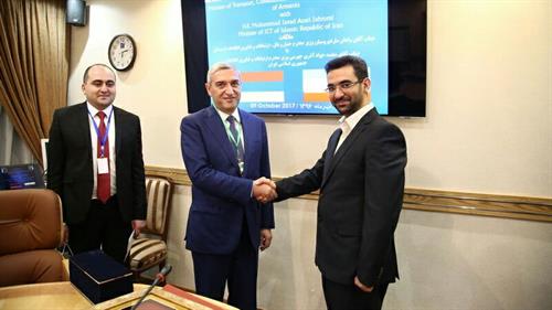 گسترش همکاری های ایران و ارمنستان در زمینه ترانزیت ، امنیت سایبری و تبادلات پستی