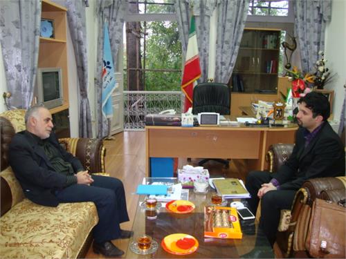 دیدار مهندس رضایتی مدیر کل ارتباطات و فناوری اطلاعات گیلان با رئیس شورای شهر رشت