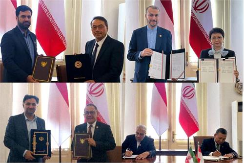 ۱۱ سند همکاری میان ایران و اندونزی امضا شد / وزیر ارتباطات: روابط ایران و اندونزی وارد مرحله جدیدی شد