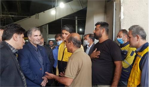 دیدار مدیرعامل پست با جمعی از کارگران مرکز تجزیه و مبادلات پست کشور
