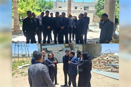 وزیر ارتباطات روند بازسازی مراکز آسیب‌دیده وزارت ارتباطات در شیراز را بررسی کرد