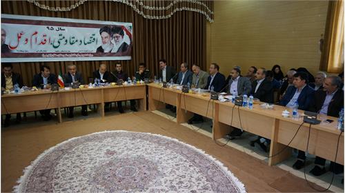 جلسه شورای اداری استان در شهرستان گرمی برگزار گردید.