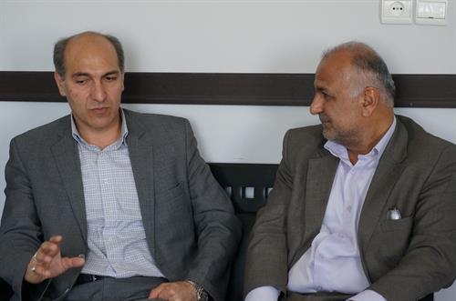 دیدارمدیرجدید شعب پست بانک با مدیر کل  ارتباطات و فناوری اطلاعات استان سمنان