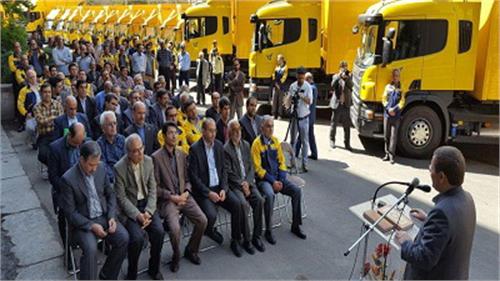 خودروهای جدید پستی مورد بهره برداری قرار گرفت