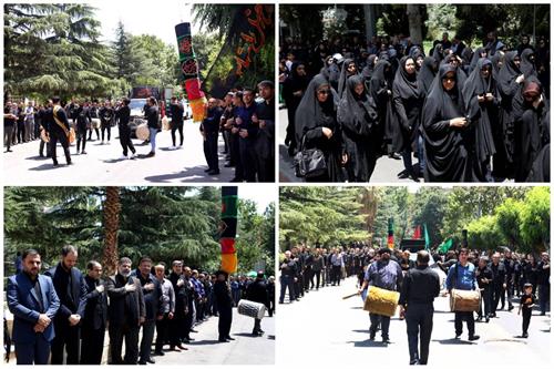 گردهمایی بزرگ عاشورائیان وزارت ارتباطات برگزار شد