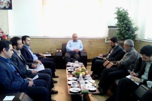 دیدار مدیرکل ارتباطات و فناوری  اطلاعات با فرماندار علی آباد