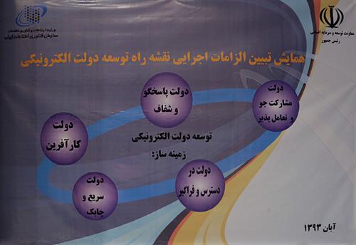 همایش تبیین الزامات اجرایی نقشه راه دولت الکترونیکی برگزار شد