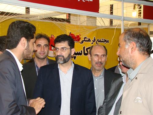 افتتاح چهارمین نمایشگاه کامپیوتر و بازدید معاون توسعه سازمان فناوری اطلاعات کشور به همراه مدیرکل ارتباطات و فناوری اطلاعات استان قزوین