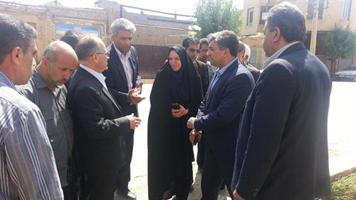 بازدید از منطقه سیل زده شندآباد شبستر استان آذربایجان شرقی