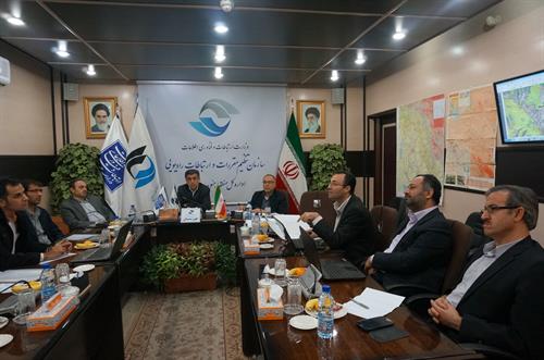 جلسه بررسی پیشرفت طرح (uso ) خدمات اجباری روستایی در اداره کل منطقه جنوب غرب