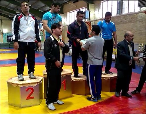 کسب مقام سوم مسابقات کشتی آزاد دانشجویان کشور