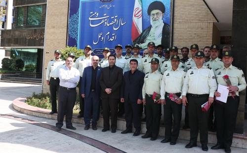 گرامیداشت هفته نیروی انتظامی در وزارت ارتباطات و فناوری اطلاعات