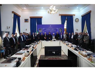 شورای معاونین وزارت ارتباطات با حضور رئیس ستاد اقامه نماز