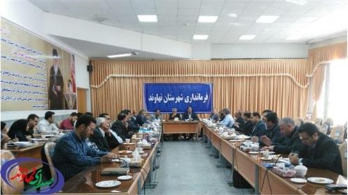 برگزاری جلسه بررسی مشکلات بخش ارتباطات و فناوری اطلاعات شهرستان نهاوند