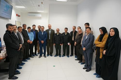 بازدید اعضای کارگروه پدافند غیرعامل استان از مرکز داده استان