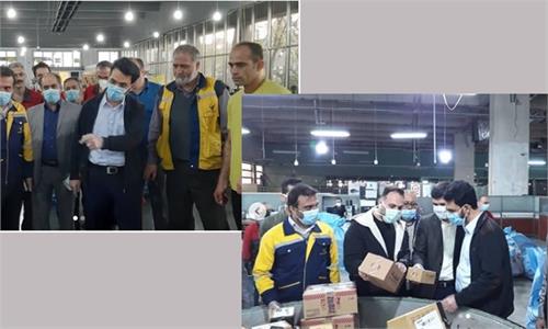 حضور سر زده آذری جهرمی در مرکز پست لشکر / قول وزیر راه برای تخصیص پرواز ویژه روزانه به پست
