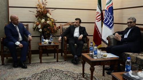 در حاشیه همایش ایران کانکت: دیدار و گفتگوی ترزی اوغلو مدیر عامل شرکت ترک سل با دکتر واعظی