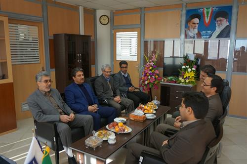 دیدار مدیر کل و معاونین شرکت پست ایلام با مدیر کل اتباطات و فناوری اطلاعات استان ایلام