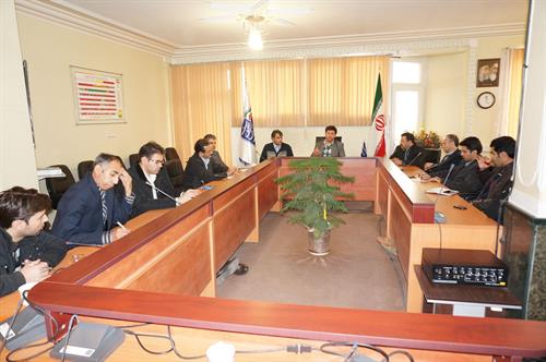 دیدار مهندس عیسی زاده مدیرکل دفتر هماهنگی امور استان ها با کارکنان اداره کل ICT استان آذربایجان شرقی