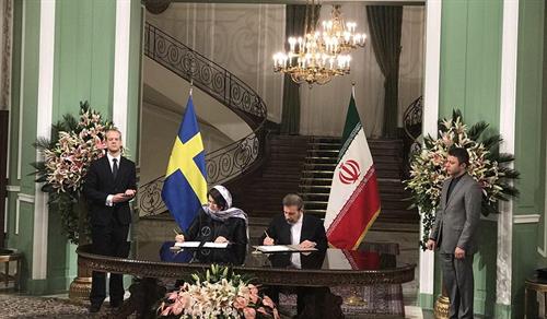 امضای تفاهمنامه همکاری در زمینه ارتباطات و فناوری اطلاعات میان ایران و سوئد
