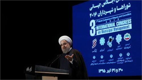 رئیس جمهور در نخستین اجلاس جهانی شوراها و شهرداران: دولت برای توسعه شهر الکترونیک تلاش خواهد کرد