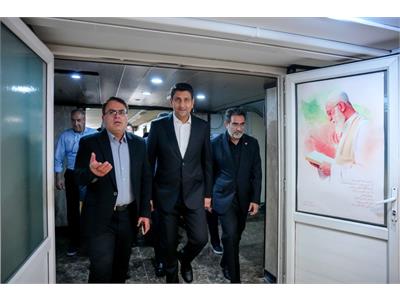 بازدید وزیر ارتباطات از ستاد هفتمین نمایشگاه مجازی کتاب تهران