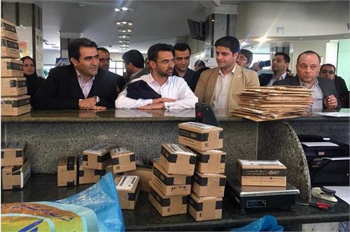 بازدید سرزده وزیر ارتباطات از منطقه پستی شمال تهران