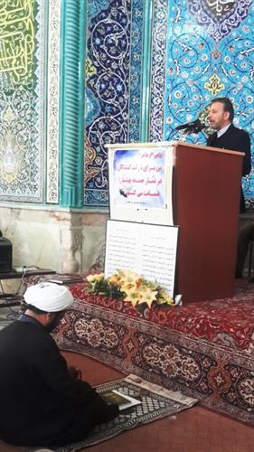 وزیر ارتباطات در نمازجمعه شهرستان گچساران و باشت حضور یافت