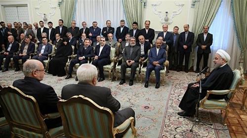 دیدار نوروزی  وزیر ارتباطات و فناوری اطلاعات با رییس جمهوری