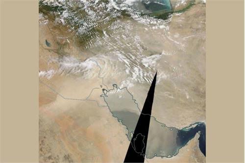 پژوهشگاه فضایی منشأ ریزگردهای اخیر را با پایش ماهواره‌ای شناسایی کرد