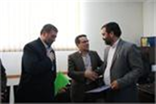 برگزاری جلسه معارفه مسئول حراست اداره کل ارتباطات وفناوری اطلاعات استان قم با حضور جناب آقای پور قاسم مشاور محترم وزیر و رییس مرکز حراست