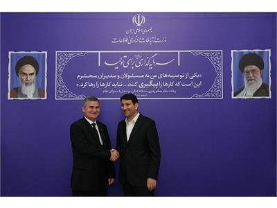 دیدار مقام عالی وزارت با وزیر ارتباطات ترکمنستان