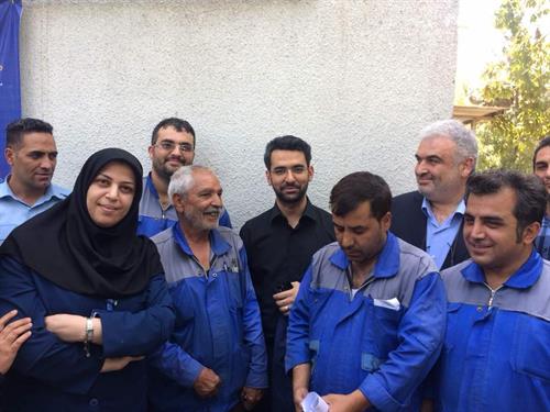 وزیر ارتباطات از مرکز مخابرات شهید بهشتی تهران بازدید کرد