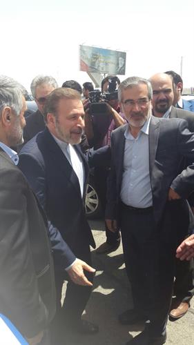 در ایام گرامیداشت 24 خرداد؛ وزیر ارتباطات و فناوری اطلاعات به استان البرز سفر کرد