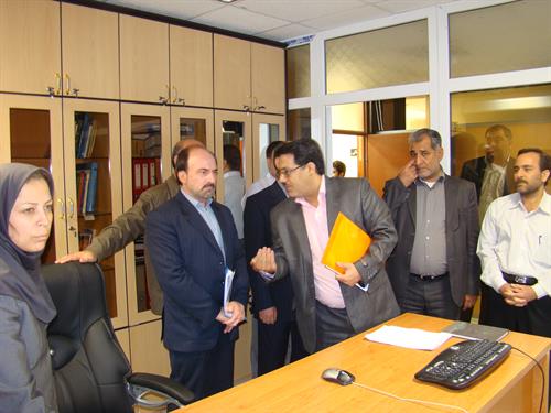 بازدید مقام عالی وزارت از اداره کل ارتباطات و فناوری اطلاعات و دستگاههای تابعه وزارت در استان خوزستان
