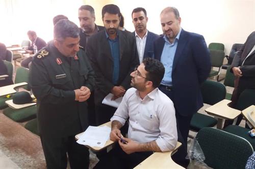 آزمون تعیین سطح مربی گری کارکنان وظیفه برگزار شد