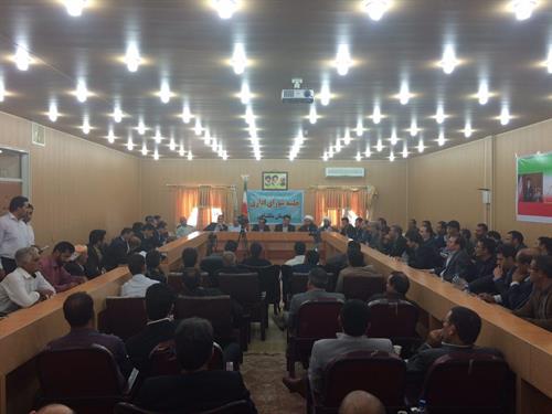 حضور مدیر کل ICT استان ایلام در جلسه شورای اداری شهرستان ملکشاهی