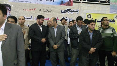 حضور بسیجیان اداره کل ارتباطات و فناوری اطلاعات استان سمنان در گردهمایی بزرگ حضور و اقتدار